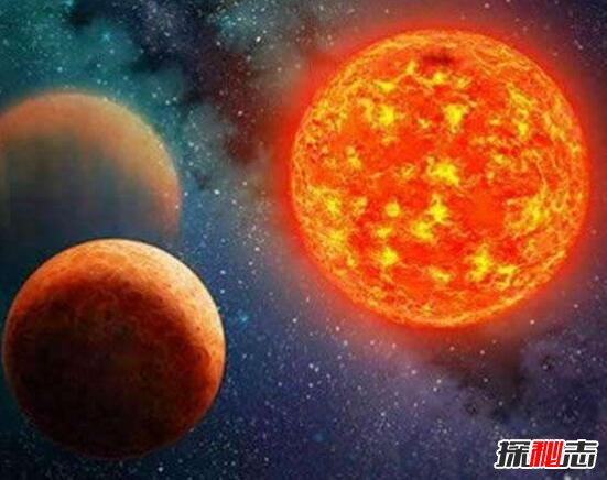 宇宙中的地狱行星，一半黑夜一半白天的火球(温度高达2327℃)